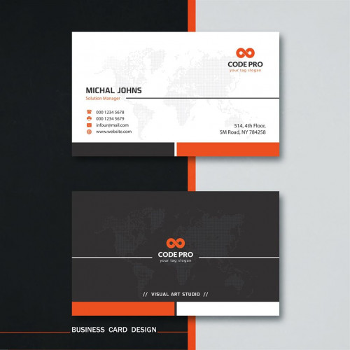 Professional business card designs