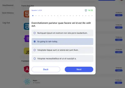منصة اختبارات إلكترونية Online Exam System