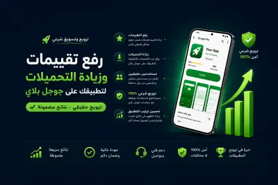 إضافة تقييمات ومراجعات لتطبيقك على Google Play بإحترافية وزيادة عدد التحميلات