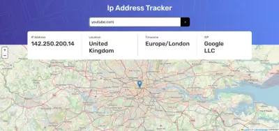تطبيق تعقب عنوان الIP