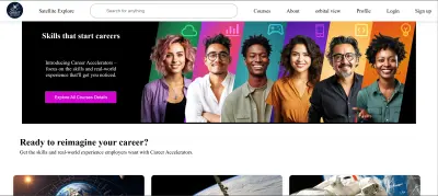قمت بإنشاء منصة تعليمية احترافية لعرض الدورات باستخدام HTML, CSS, JS, Bootstrap