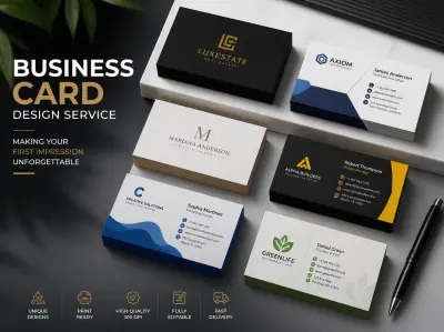 تصميم بطاقة عمل - Business Card Design