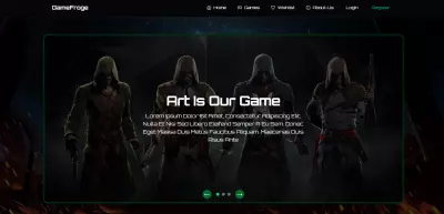 GameFroge – منصة ألعاب تفاعلية وحديثة