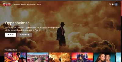 موقع افلام نسخة من netfilx بواسطة react