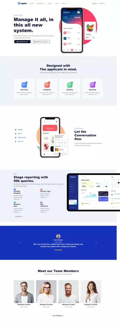 Appie App Website