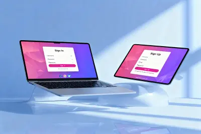 تطوير واجهة تسجيل دخول متجاوبة | HTML5, CSS3, JavaScript, SCSS - كود نظيف وسهل التطوير