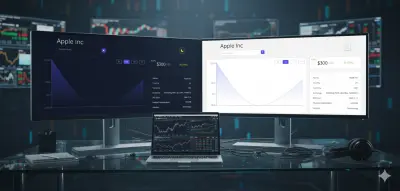 لوحة تحكم أسهم متقدمة بـ React | تتبع الأسهم المالية، رسوم بيانية، ووضع ليلي/نهاري