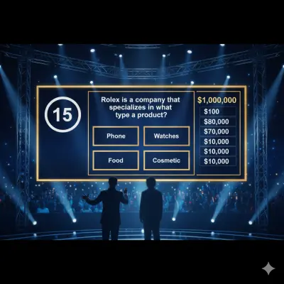 لعبة Who Wants to Be a Millionaire ؟ | تطوير بلغة React مع مؤثرات صوتية وتصميم تفاعلي