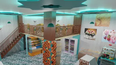 متجر حلويات وألبان وأيس كريم