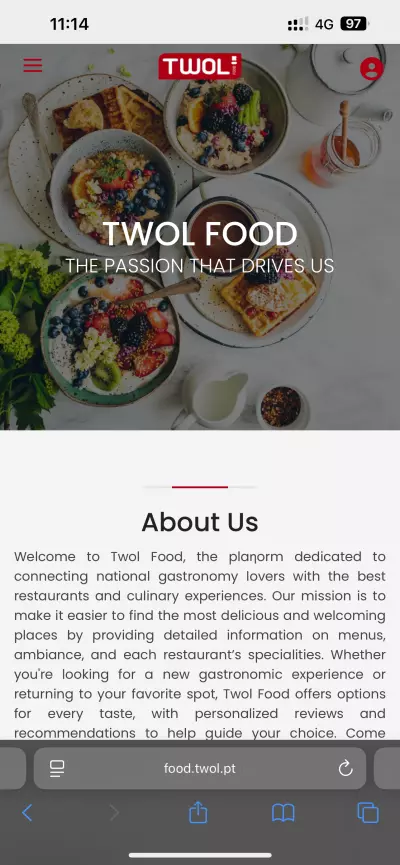 Twol – Smart Dining & Restaurant Management System