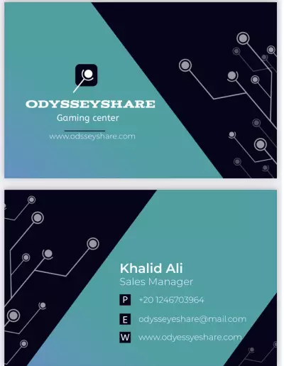 تصميم بطاقات عمل