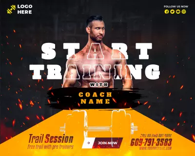 social media post for gym coach
