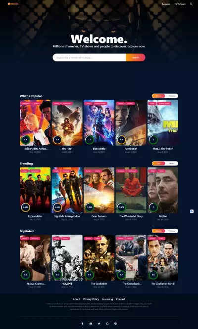 Movix app TMDB