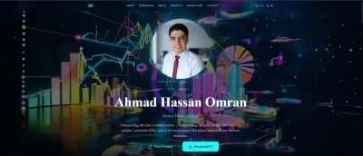 تصميم بورتفوليو احترافي (Portfolio)
