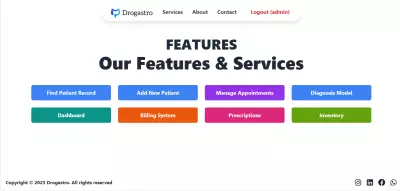 Drogastro – Clinic Management System (Multi-Role Access)