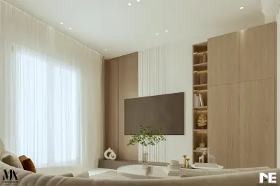تصميم داخلى لغرفة معيشة