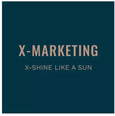 Logo x marketing