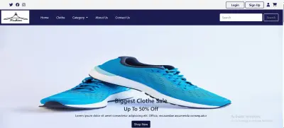 تصميم وتطوير موقع متجر ملابس Fashion Store Website