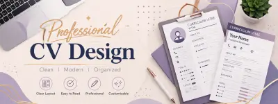 تصميم سيرة ذاتية احترافية (CV Design)