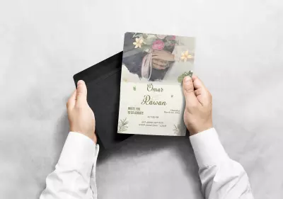 تصميم دعوة فرح - Wedding Invitation