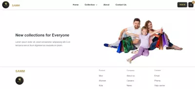 تصميم متجر الكترونى بسيط