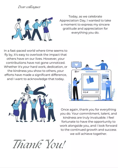 Appreciation