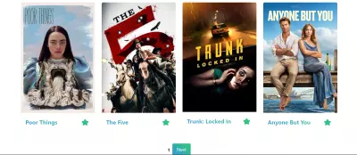 Movies website using react