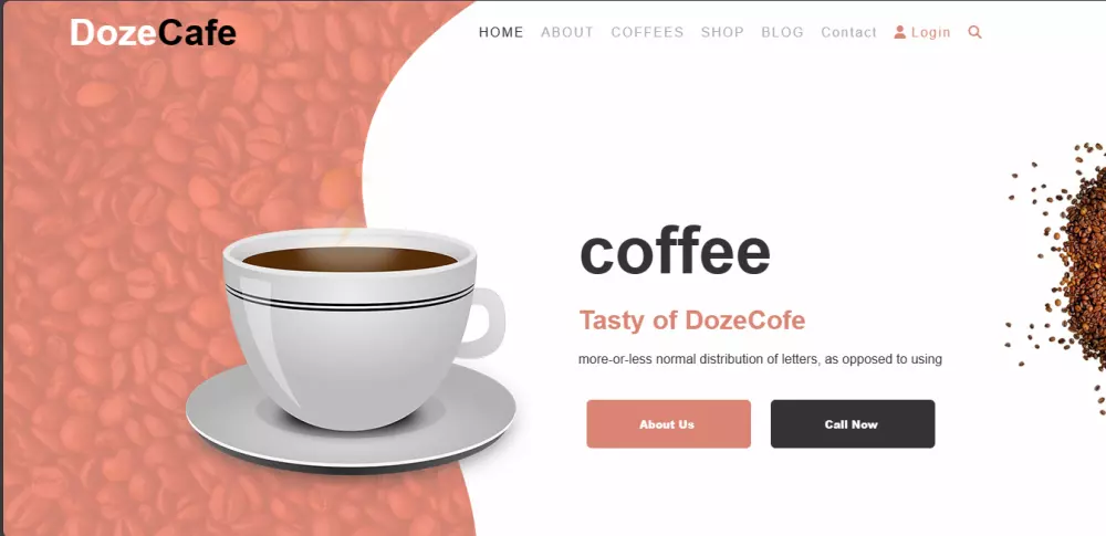 تصميم موق الكتروني باستخدام html ,css