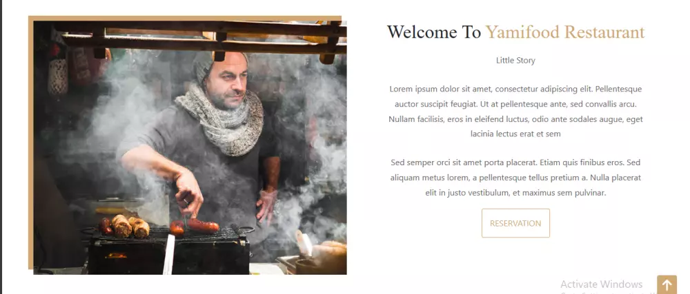 تصميم موق الكتروني مكون من صفحة واحدة  باستخدام html ,css, javascript , bootstrap  بسعر 10 دولار