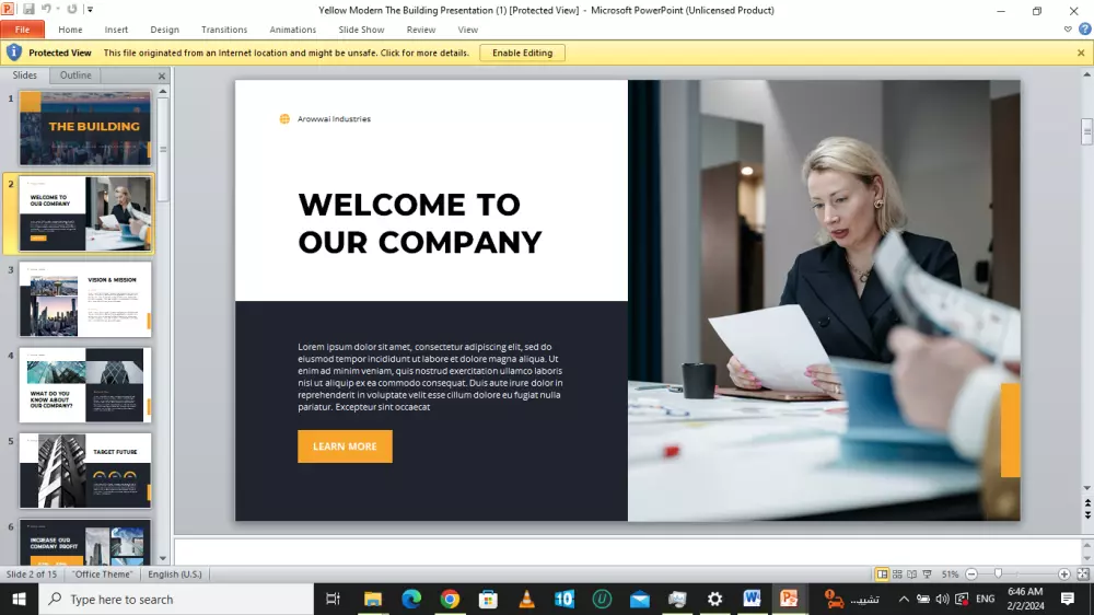 تصميم عروض بوربوينت احترافية لتقديم مميز وجذاب