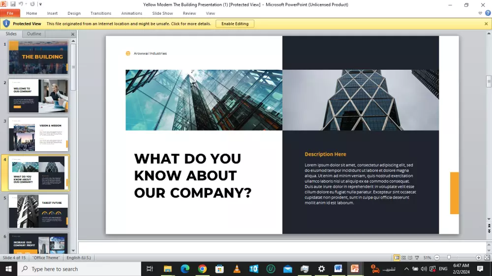 تصميم عروض بوربوينت احترافية لتقديم مميز وجذاب