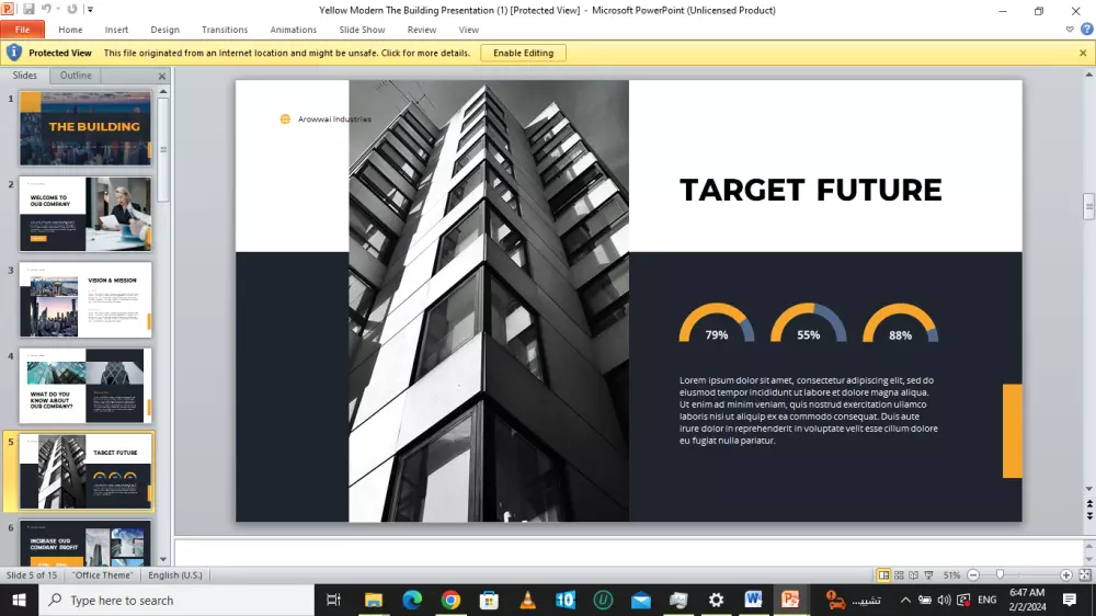 تصميم عروض بوربوينت احترافية لتقديم مميز وجذاب
