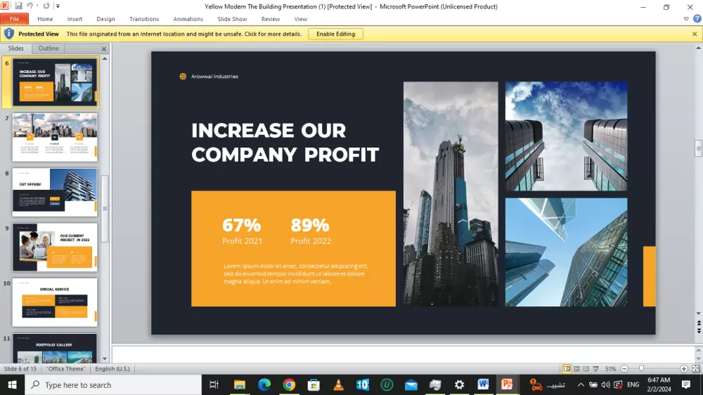 تصميم عروض بوربوينت احترافية لتقديم مميز وجذاب