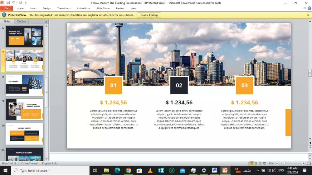 تصميم عروض بوربوينت احترافية لتقديم مميز وجذاب