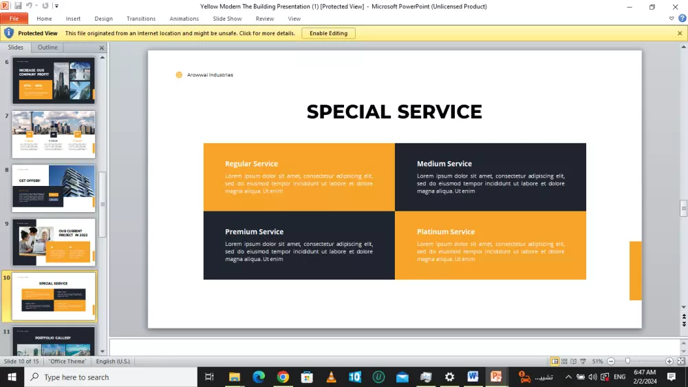 تصميم عروض بوربوينت احترافية لتقديم مميز وجذاب