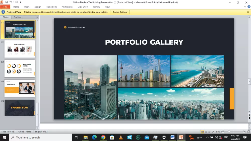تصميم عروض بوربوينت احترافية لتقديم مميز وجذاب