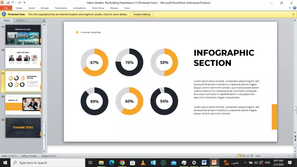 تصميم عروض بوربوينت احترافية لتقديم مميز وجذاب