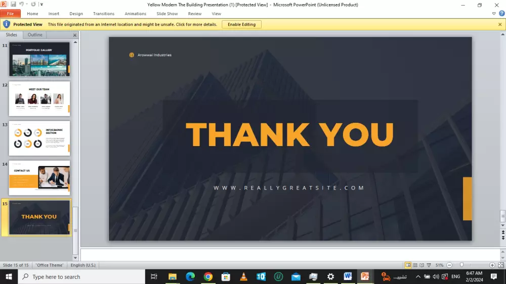 تصميم عروض بوربوينت احترافية لتقديم مميز وجذاب