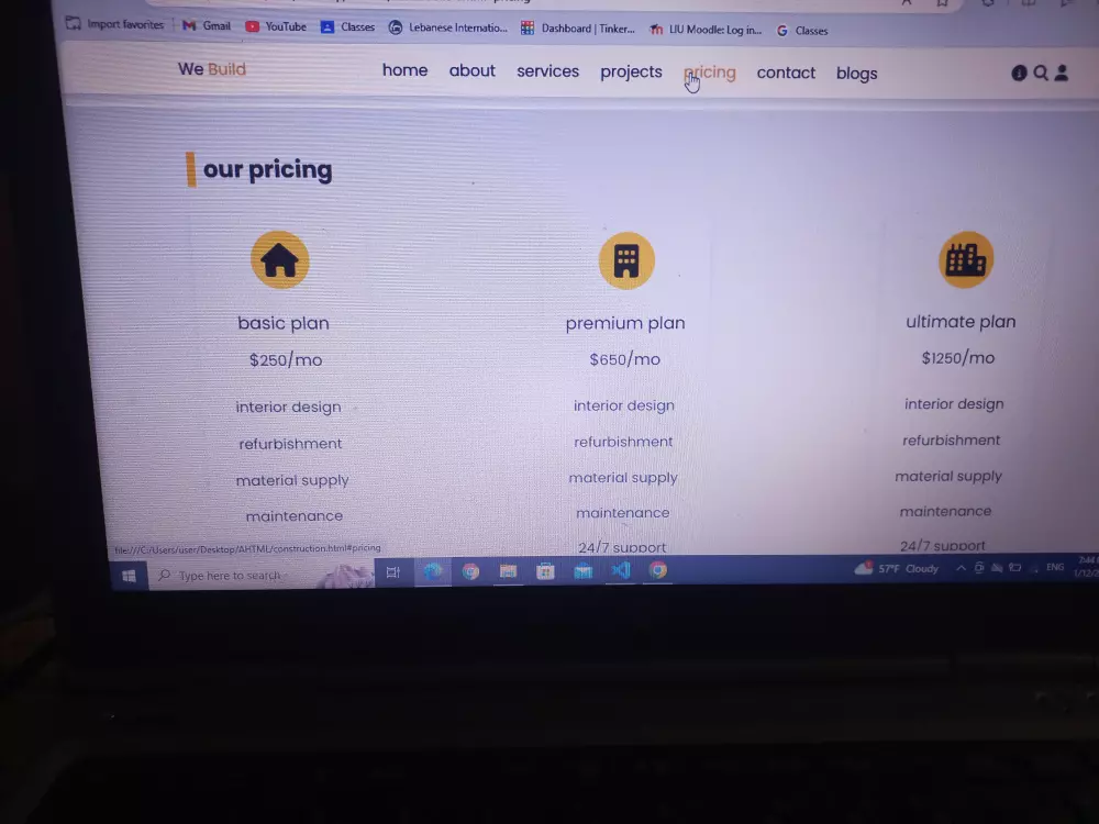 أصمم مواقع إلكترونية احترافية كاملة للشركات و اصحاب المحلات