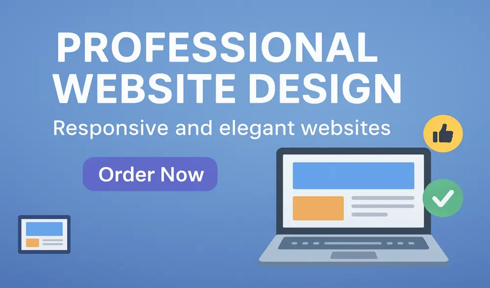 تصميم مواقع احترافية متجاوبة بأحدث تقنيات الويب