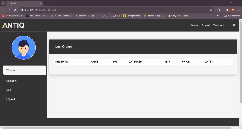 تصميم واجهة موقع الكتروني , الخدمة تتكون من تصميم صفحتين