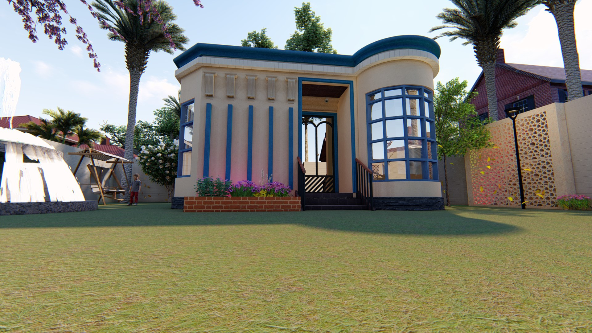 سوف اقوم بتصميم معماري للمنازل و الاظهار ثلاثي الابعاد مقابل 50 دولار فقط