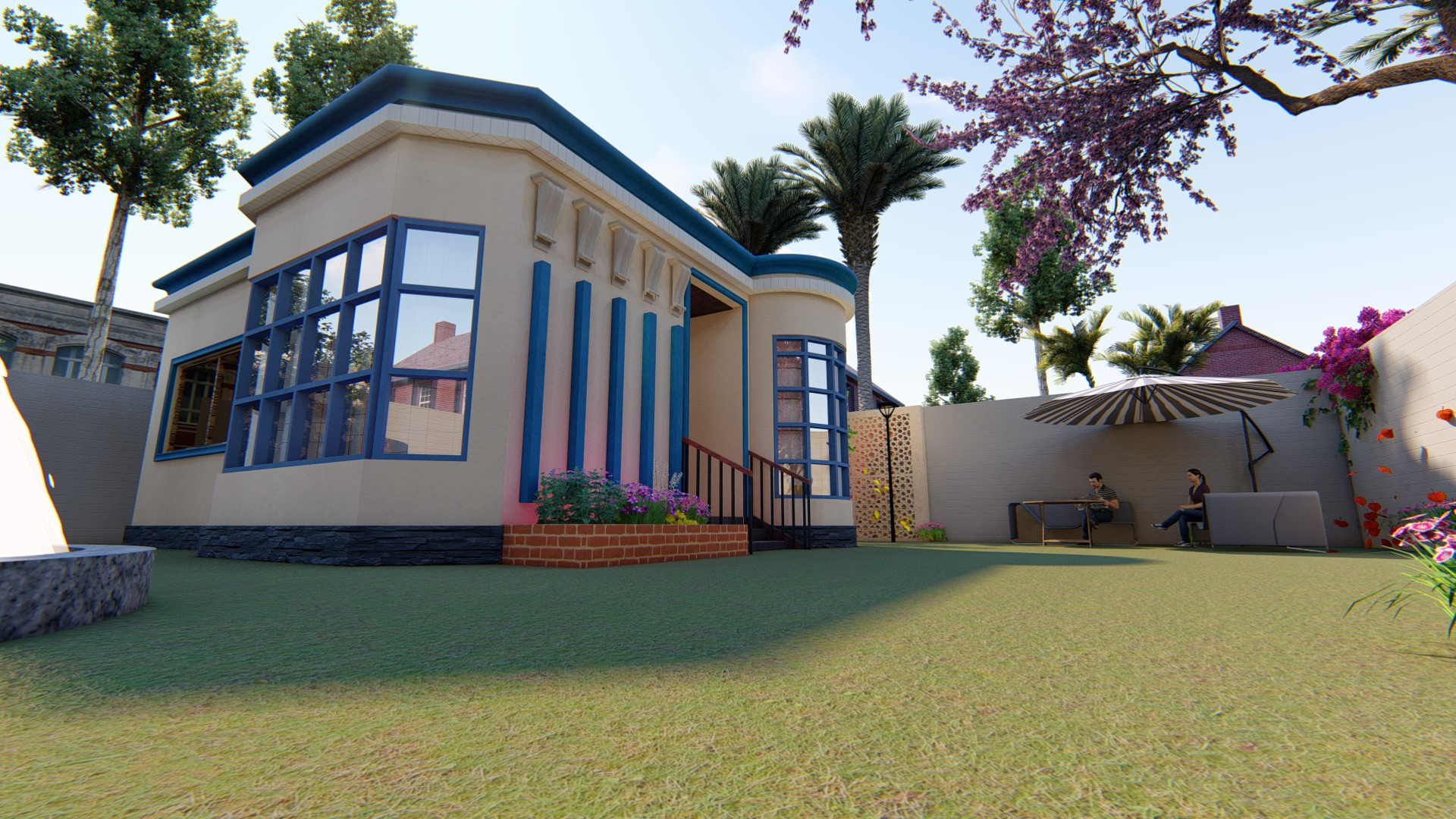 سوف اقوم بتصميم معماري للمنازل و الاظهار ثلاثي الابعاد مقابل 50 دولار فقط