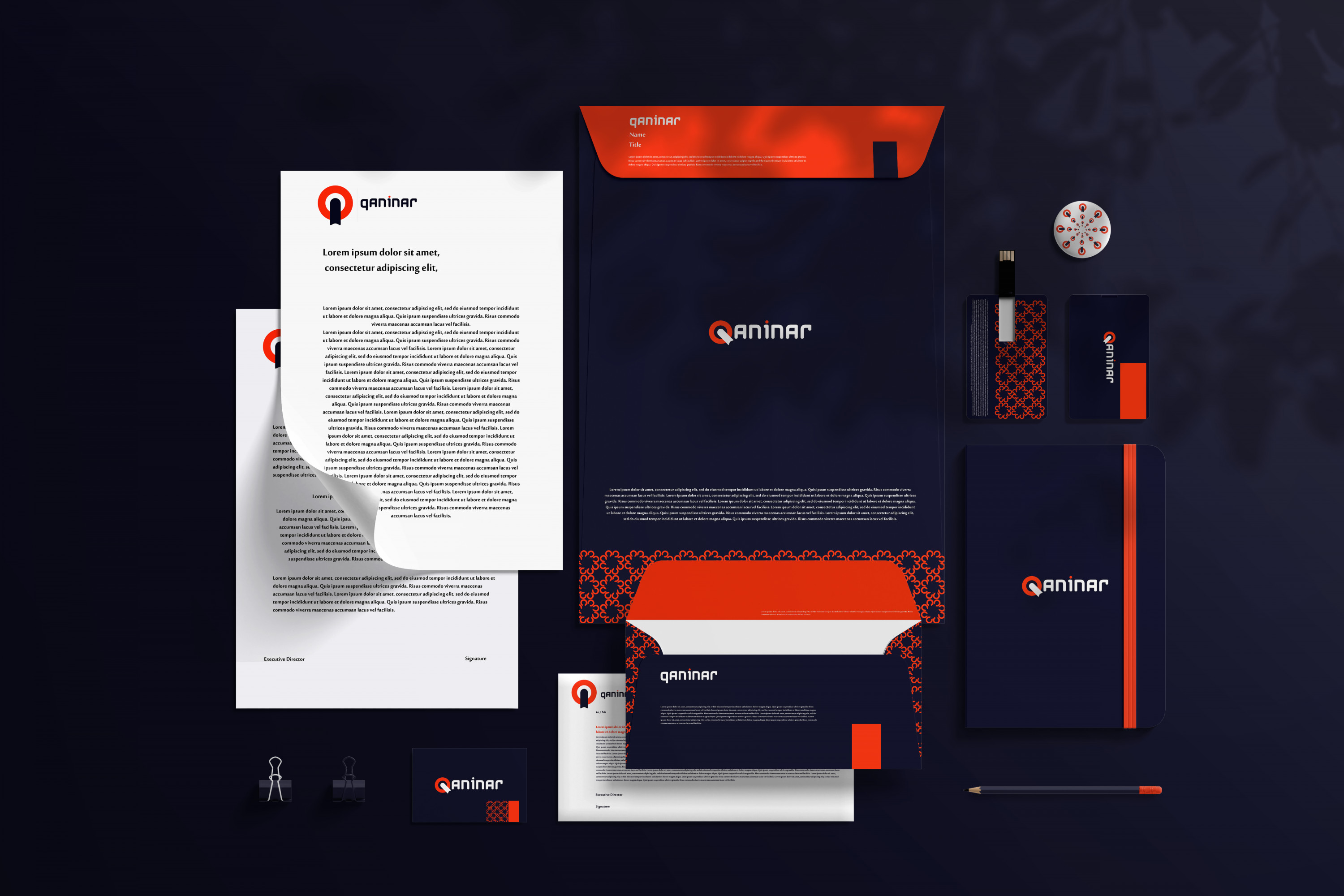 تصميم هويه بصريه كامله