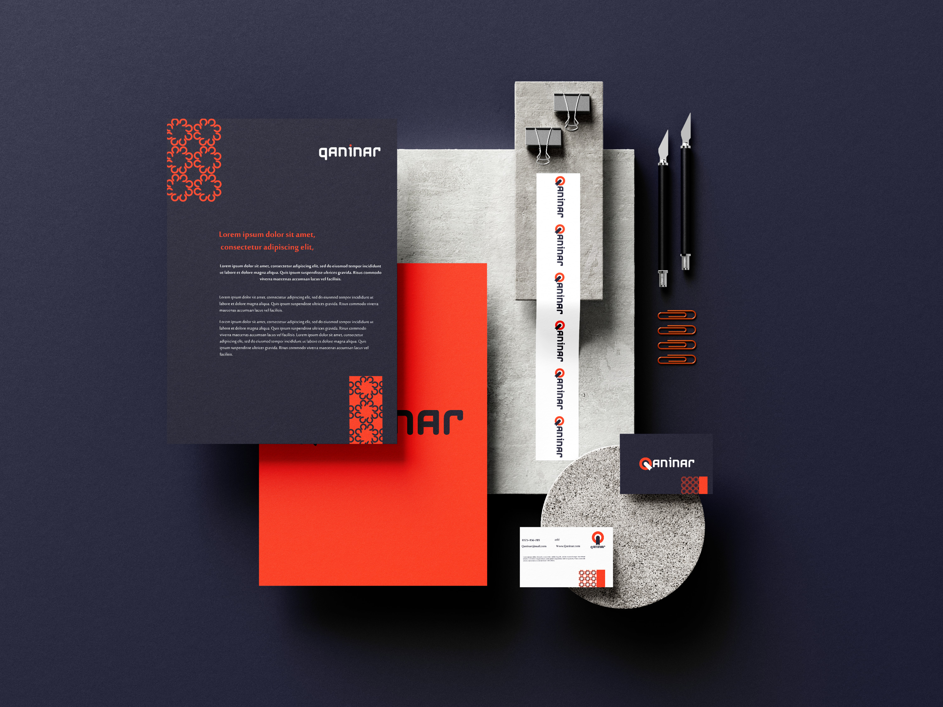 تصميم هويه بصريه كامله