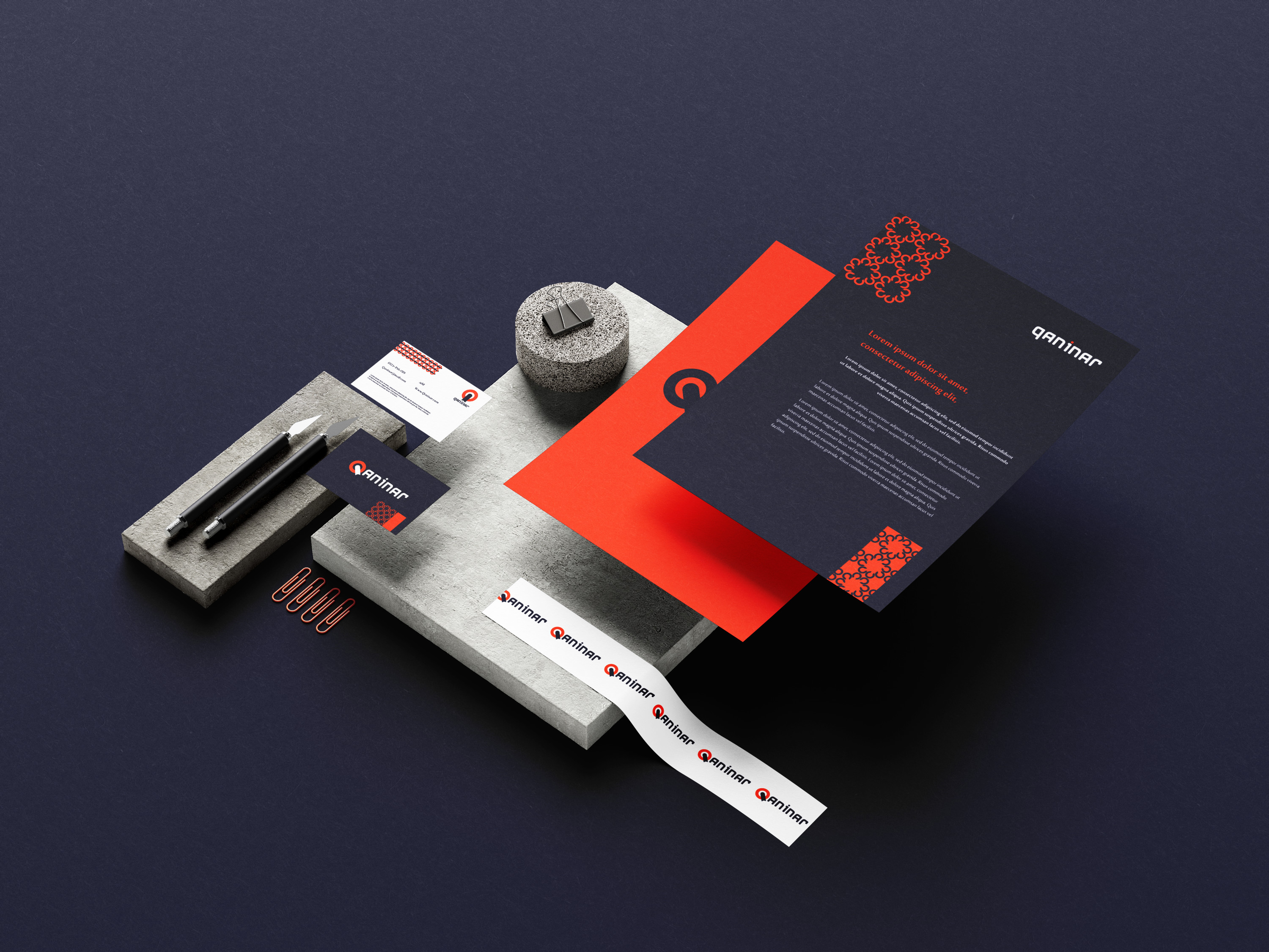 تصميم هويه بصريه كامله