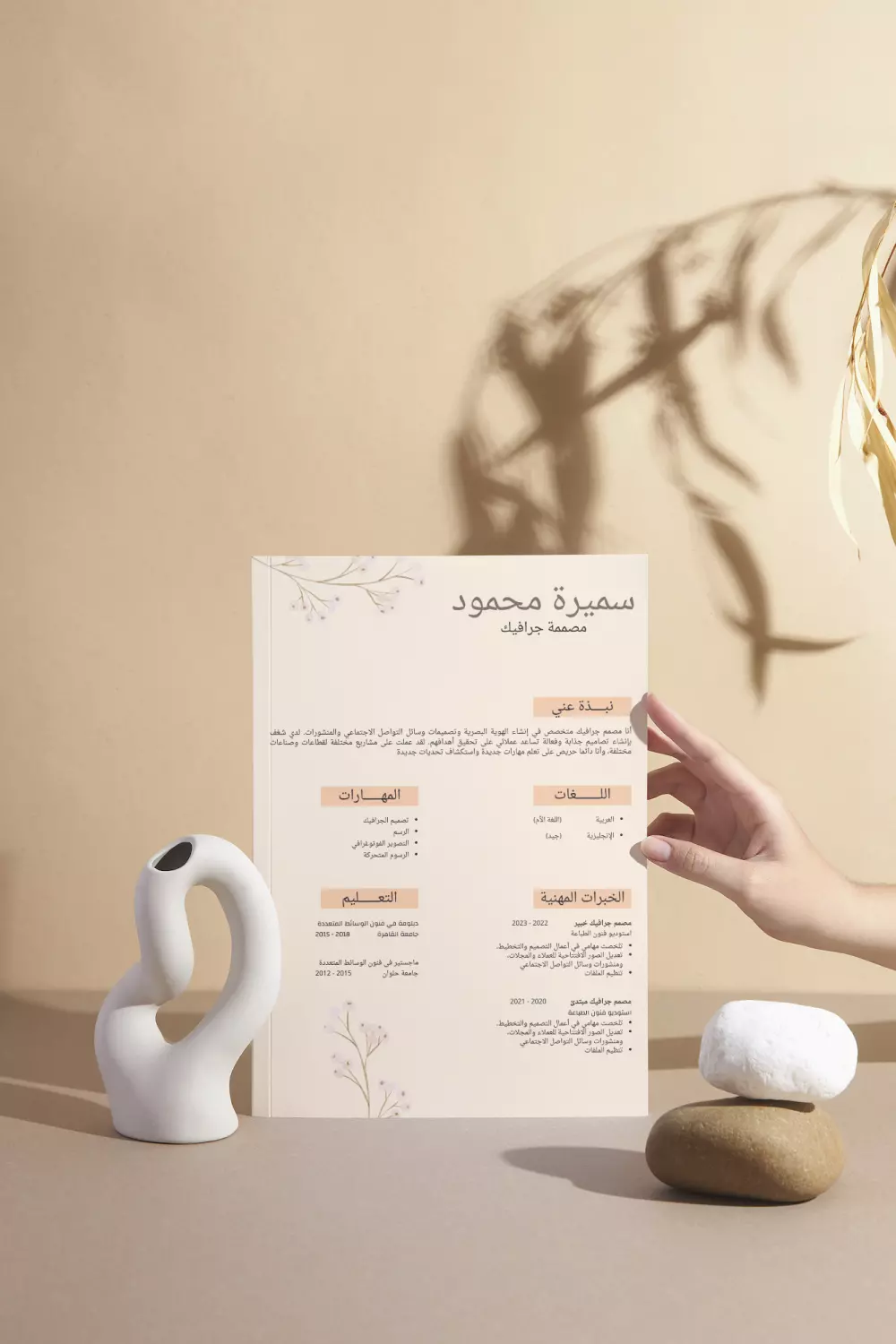 تصميم سيره ذاتيه احترافيه (CV)