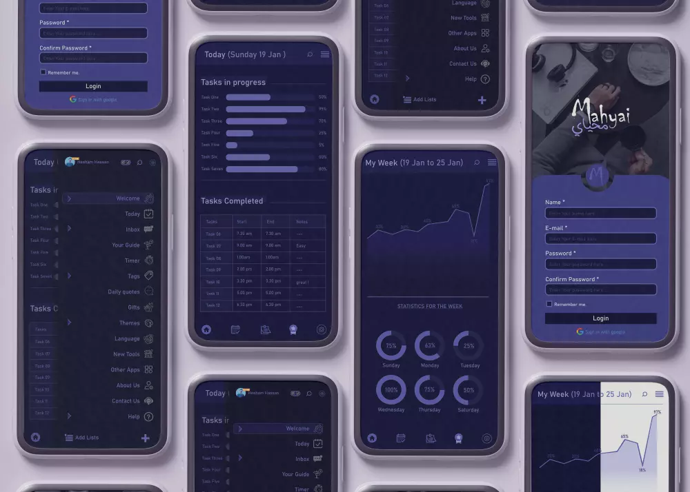 تصميم واجهة مستخدم مميزة لتطبيقك أو لموقعك الألكتروني