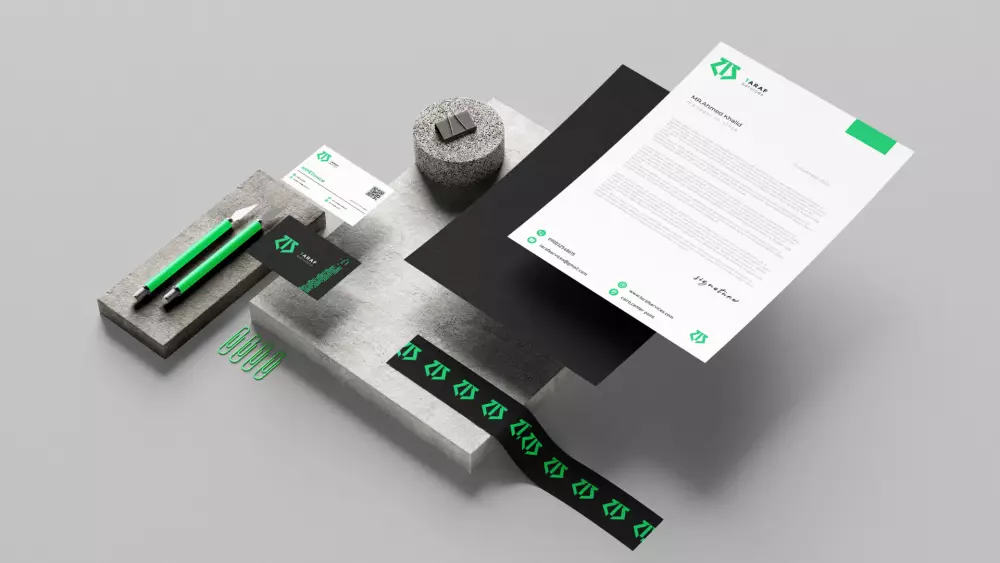 تصميم احد عناصر الهوية البصرية