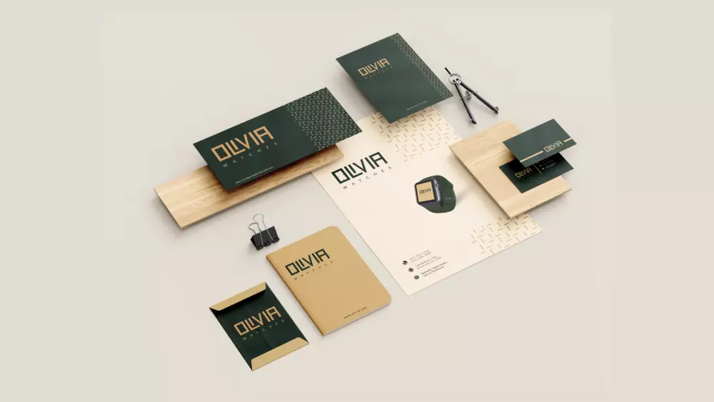 تصميم احد عناصر الهوية البصرية